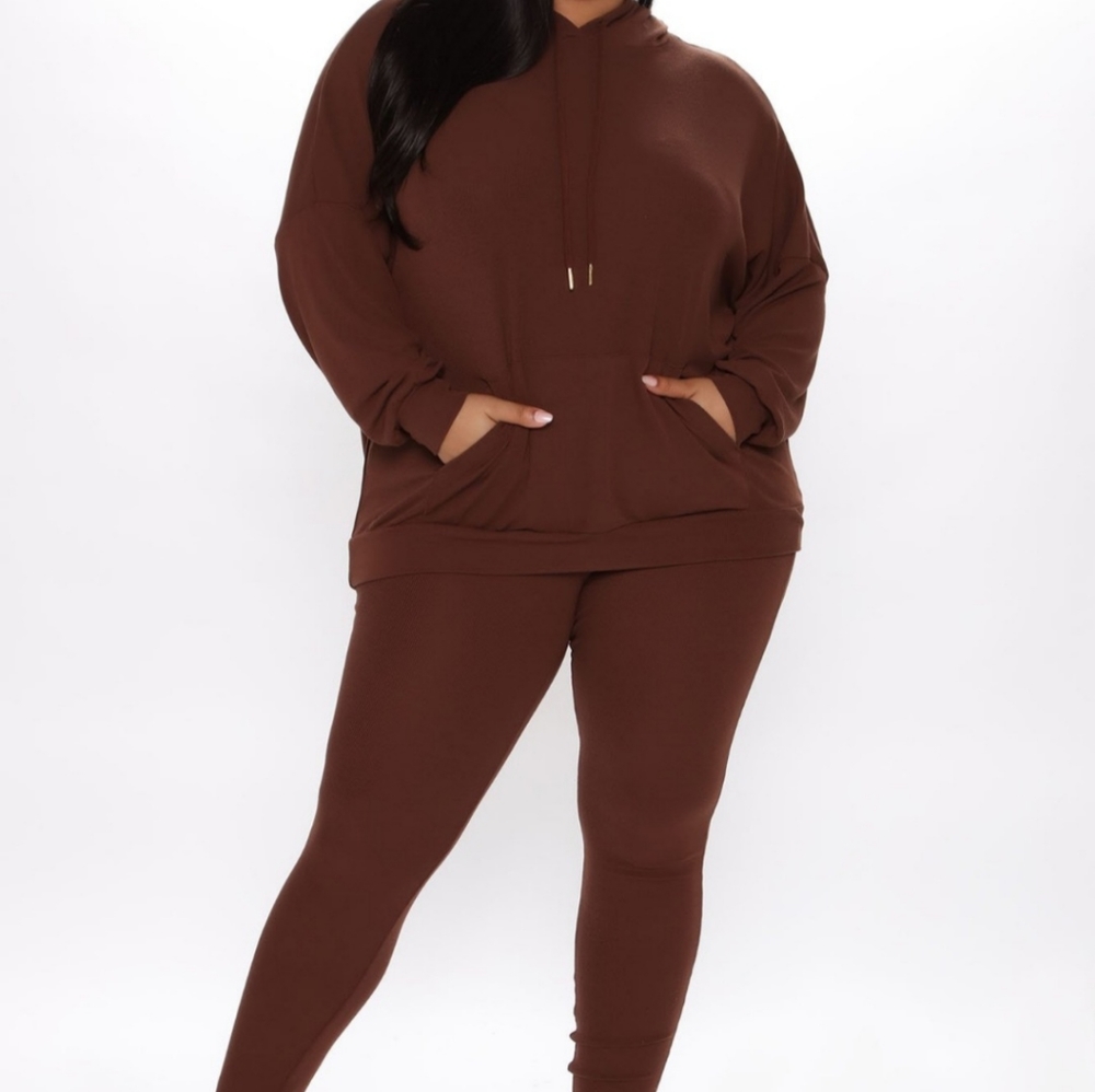 Fashion nova ribbed legging set